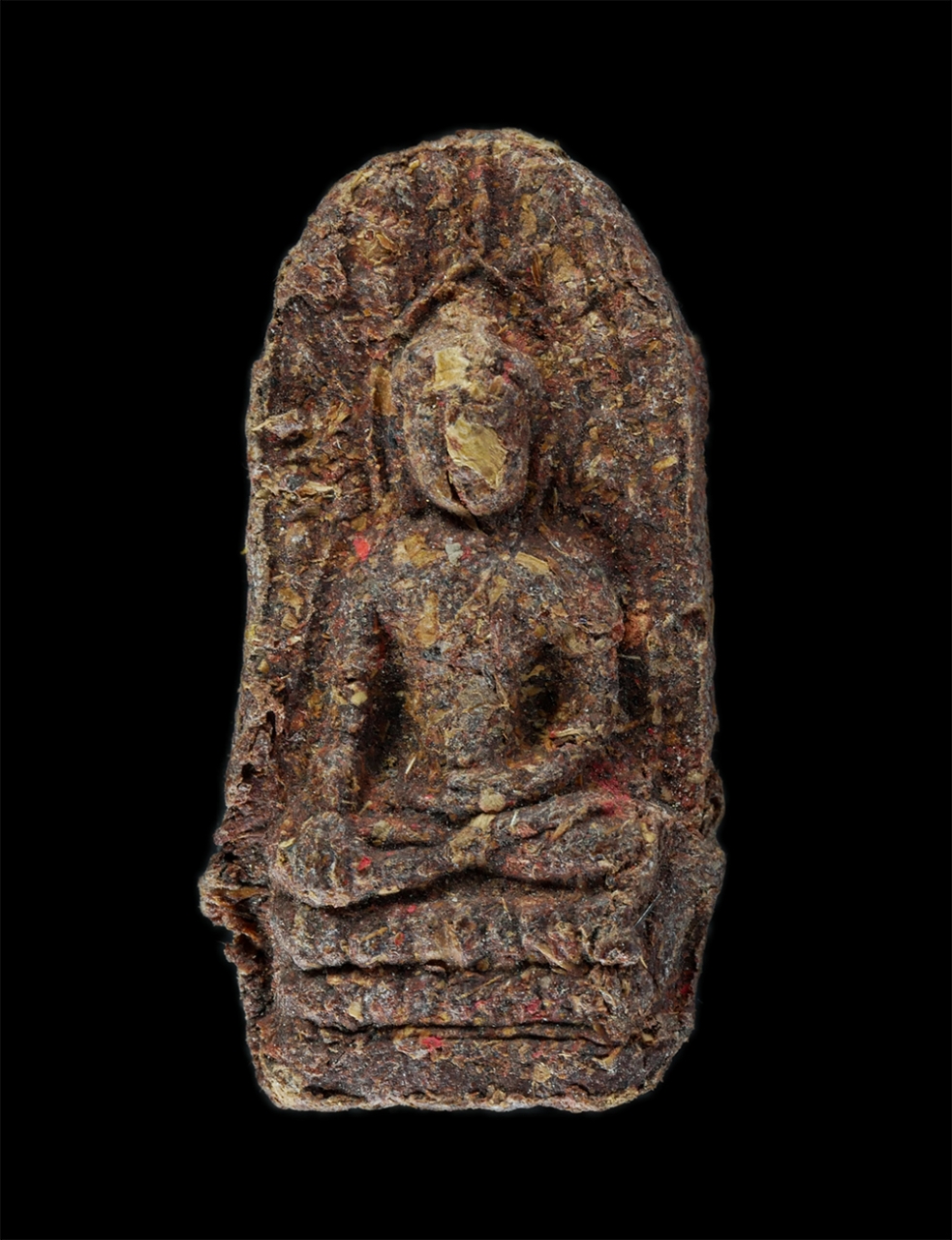 17Aug24 (324)p.jpg - พระผงชานหมากเกศา ครูบาบุญชุ่ม ญาณสังวโร พิมพ์พระรอด ปี2536 เนื้อผงพุทธคุณ ผงว่าน ชานหมาก พระเก่าสวย มวลสารดี สร้างน้อยหายาก  | https://kamulet.in.th